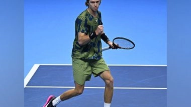 Sports News | ATP Finals: Andrey Rublev Earns a Fighting Win over Daniil Medvedev