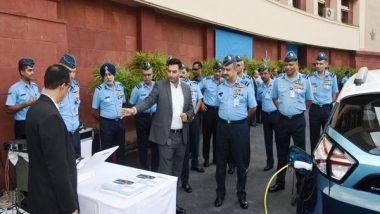 India News | IAF Inducts Fleet of Tata Nexon EVs.