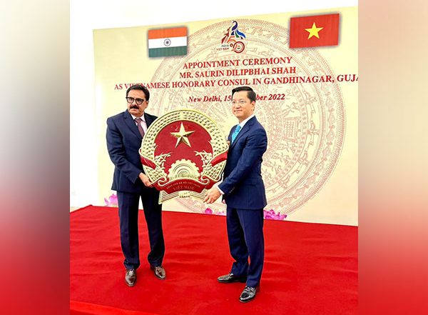 World News | Vietnam Embassy Appoints Gujarat-based Saurin Shah as Honorary Consul in Gandhinagar