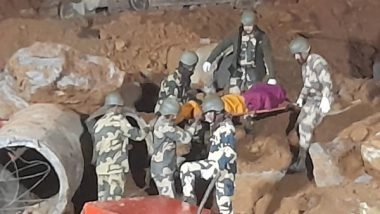 India News | 11 Bodies Recovered from Debris of Stone Quarry Collapsed at Mizoram's Hnahthial