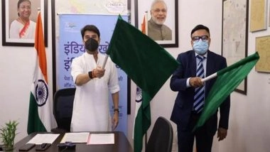 India News | Scindia Inaugurates Direct Flight from Mumbai to Gwalior