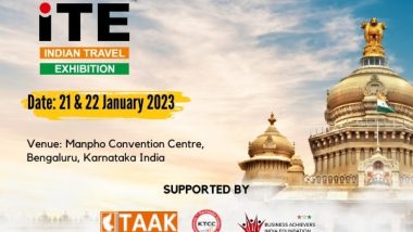 Business News | Indian Travel Exhibition to Be Held in Bengaluru in January 2023