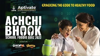 Business News | Lupin Aptivate Achchi Bhook School Foodie Quiz 2022: Cracking the Code to Healthy Eating!