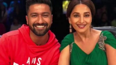 Entertainment News | Madhuri Dixit, Vicky Kaushal Dance Together on Kishore Da's Song 'Mere Samne Wali Khidki'