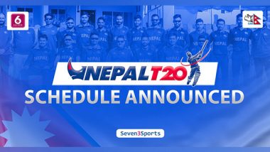 Nepal T20 League 2022 Schedule and Venue Details Announced by Cricket Association of Nepal