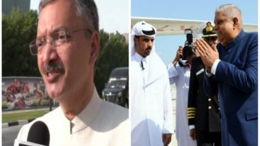 World News | VP Dhankhar Visit to Attend FIFA WC is Strong Message of Close India-Qatar Ties: Envoy