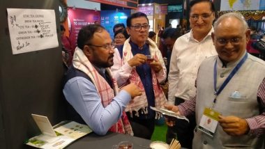 India News | Assam Minister Lauds Guwahati Tea Auction Centre's Tea Lounge at Trade Fair