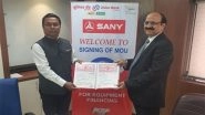 Business News | Sany Bharat Signs MoU with Union Bank of India