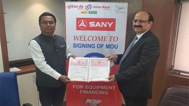 Business News | Sany Bharat Signs MoU with Union Bank of India