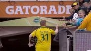 Sports News | David Warner Gives His Pair of Gloves to a Child After Scoring Century