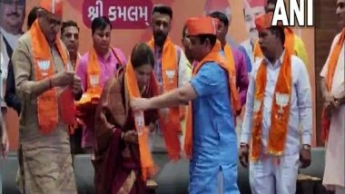 India News | Denied a Ticket, Former Gujarat Cong MLA Joins BJP