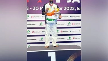 Business News | Pranay Sharma of India Creates History by Winning Gold Medal in WKF Series A World Championship Held at Jakarta, Indonesia