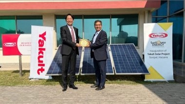 Business News | Yakult Danone India Makes Sustainability the Focus by Going Solar with SunSource Energy