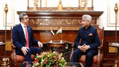 World News | Jaishankar, UAE FM Discuss Trade, Energy
