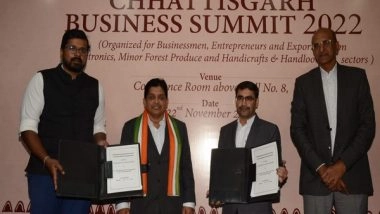 India News | Chhattisgarh Government Signs Two MoUs for Setting Up Ethanol Production Plant, Drone and UAV Manufacturing Unit