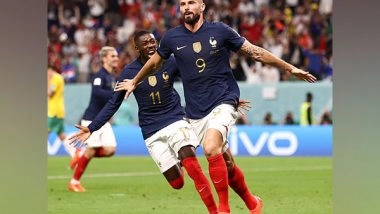 Sports News | FIFA WC: Giroud, Mbappe Help France Defeat Australia 4-1 in Group D Match