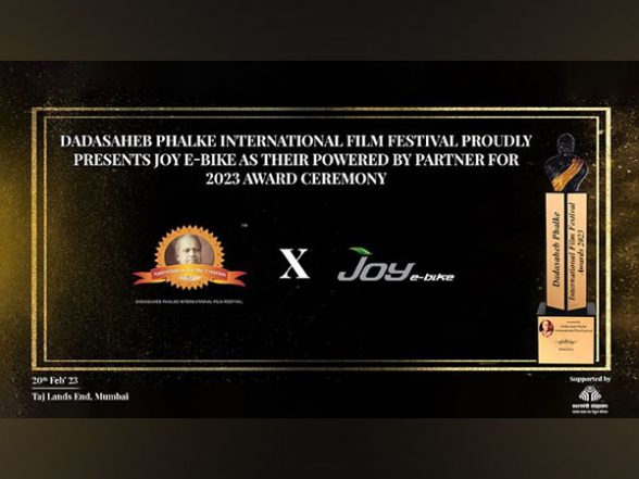 Business News | Joy E-bike to Be the Powered By Partner of India's Most Prestigious Award Ceremony - DPIFF Awards 2023 - Vimarsana News