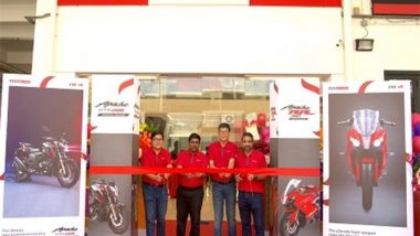 Business News | TVS Motor Company Expands Its Global Footprint; Launches Its First TVS Experience Centre in Singapore