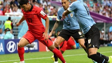 Sports News | FIFA World Cup 2022: South Korea Hold Uruguay 0-0 in Half-time