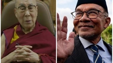 World News | Dalai Lama Congratulates Anwar Ibrahim on Becoming Malaysia's New PM