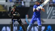 Sports News | Sublime Knocks from Iyer, Dhawan, Sundar Propel India to 306/7 Against New Zealand