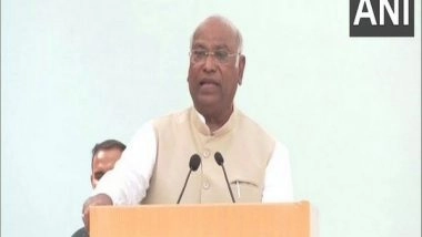India News | Assembly Polls: Congress President Mallikarjun Kharge to Address Public Meetings in South Gujarat Today