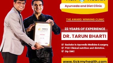 Business News | Tick My Health Grabs India's Most Trusted Brand of the Year 2022 Award for the Most Innovative Nutritionist Clinic in Delhi, NCR