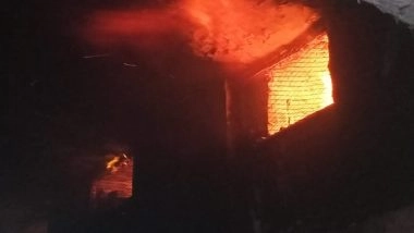 India News | UP: Fire Breaks out Near Kanpur Railway Station; No Casualties Reported