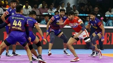 Sports News | Pro Kabaddi League: Naveen, Ashu Lead Dabang Delhi to Third Consecutive Victory