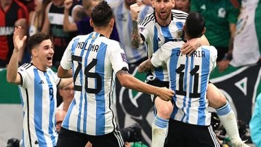 Sports News | FIFA WC: Messi's Stunner and Fernandez's Goal Guide Argentina to Win over Mexico 2-0
