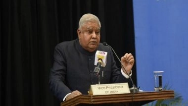 India News | Synergic Functioning of Legislature, Judiciary and Executive Vital for Democracy: V-P Dhankhar