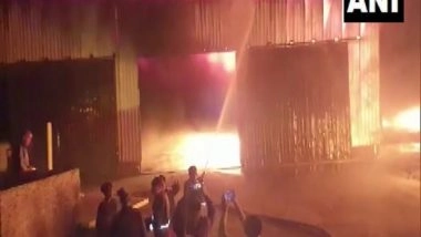 India News | UP: Fire Breaks out in Sikandrabad's Mattress Factory