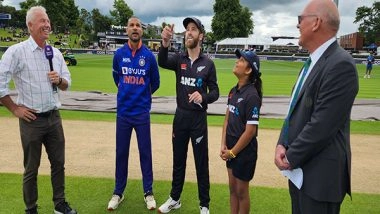 Sports News | New Zealand Captain Kane Williamson Wins Toss, Opts to Bowl Against India in 2nd ODI