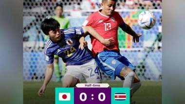 Sports News | FIFA World Cup 2022: Costa Rica, Japan Fail to Score in First Half