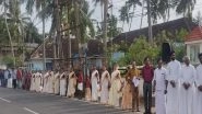 Adani Port Protest in Kerala: Vizhinjam Police Book Arch Bishop, Priests for Blocking Trucks Loaded With Construction Materials