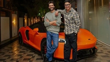 Entertainment News | Kartik Aaryan Drops 'Bhool Bhulaiyaa' Twisted Birthday Wish for Producer Bhushan Kumar