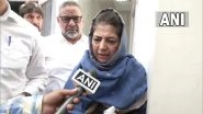 India News | PDP Chief Mehbooba Mufti Asked to Vacate Government Quarter