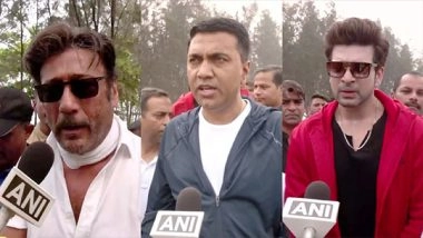 Entertainment News | Jackie Shroff, Karan Kundrra Join Goa CM in Panjim to Launch Beach Clean-up Drive