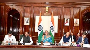 Business News | Pre-Budget 2023 Consultation: Finance Minister Meets Stakeholders of Labour Organisations Virtually