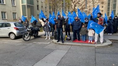 World News | Uyghur Community in Vienna Holds Demonstration Against Fire Incident in Urumqi