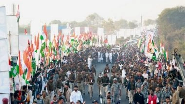 India News | Rahul Gandhi's Bharat Jodo Yatra Enters MP's Ujjain