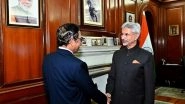 World News | Jaishankar Discusses Myanmar Situation with Visiting Indonesian Minister in Delhi