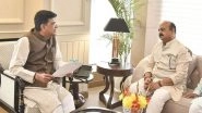 Business News | Piyush Goyal Meets Karnataka CM, Discuss Investments