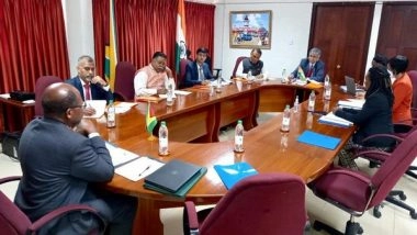 World News | India Discusses Oil, Skilled Manpower with Guyana