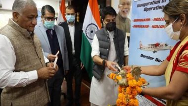 India News | Jyotiraditya Scindia Inaugurates Multiple Flights to Boost Connectivity to North East