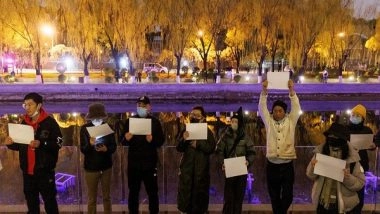 World News |  China's Security Forces Mobilise, Intensify Patrolling to Put End to Covid Protests