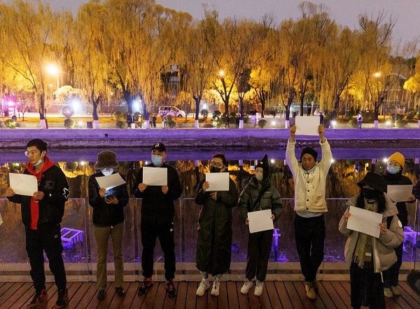World News |  China's Security Forces Mobilise, Intensify Patrolling to Put End to Covid Protests