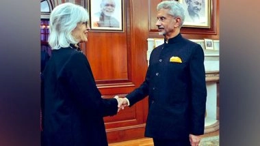 World News | Jaishankar Meets US Charge D'Affaires Elizabeth Jones, Discusses Progress in Bilateral Cooperation