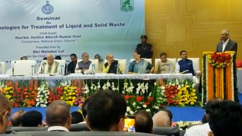 Video: NGT Chairperson Justice Adarsh Kumar Goel Lauds Haryana Government Over Waste Management and Treated Water