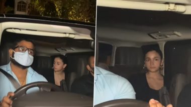 Alia Bhatt Takes Break From Mommy Duties As She Steps Out For Sister Shaheen Bhatt's Birthday (Watch Video)